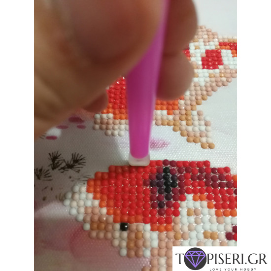 Plastic Applicator For Three Beads - Tapiseri.GR