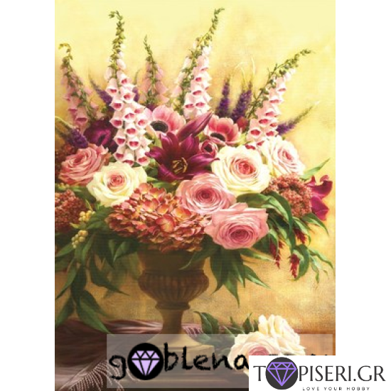 ECO Diamond Painting Roses And Other Flowers In A Vase - Tapiseri.GR ECO Diamond Painting Roses And Other Flowers In A Vase - Tapiseri.GR