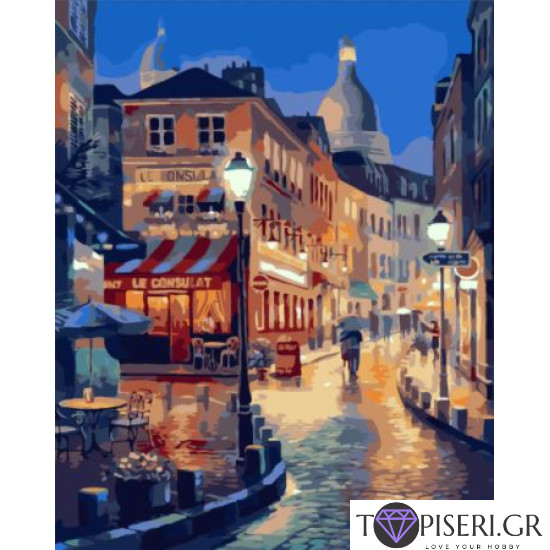Painting By Numbers Landscape Paris - Tapiseri.GR