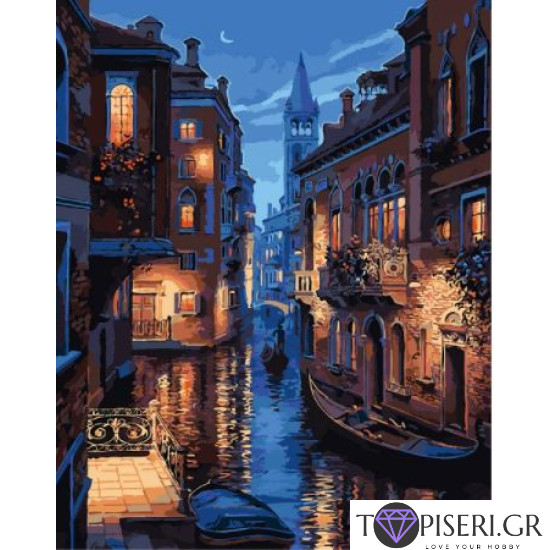 Painting By Numbers Landscape Venice 2 - Tapiseri.GR