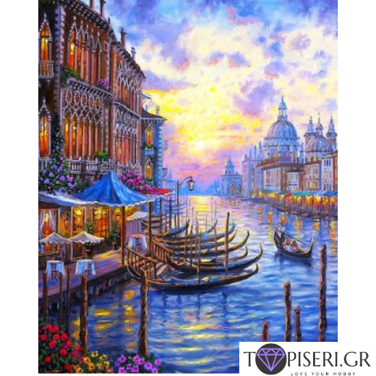 Painting By Numbers Landscape Venice 3 - Tapiseri.GR