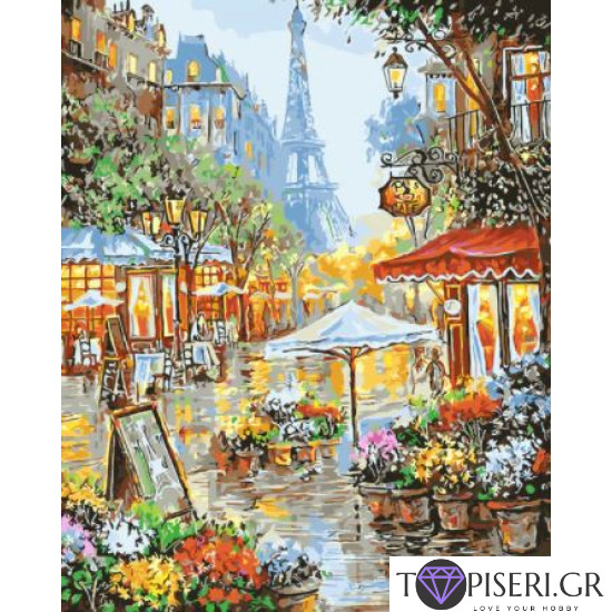 Painting By Numbers Landscape Paris 4 - Tapiseri.GR