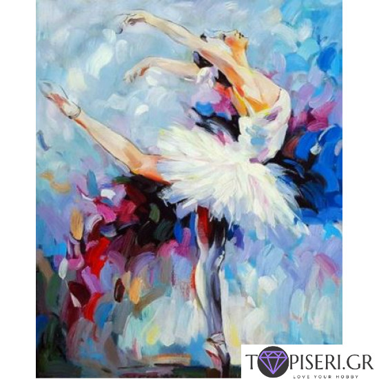 Painting By Numbers Ballerina 2 - Tapiseri.GR