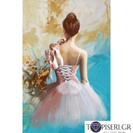 Painting By Numbers Ballerina 3 - Tapiseri.GR Painting By Numbers Ballerina 3 - Tapiseri.GR