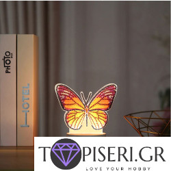 Παιδικά LED Φωτάκια Νυκτός 5D Λουλούδι