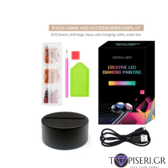 Παιδικά LED Φωτάκια Νυκτός 5D Κουκουβάγια 3 7 χρώματα - Tapiseri.GR