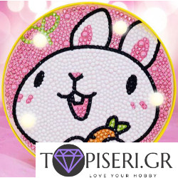 Children Night Led Lamp Bunny Round