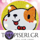 Children Night Led Lamp Kitty Round - Tapiseri.GR