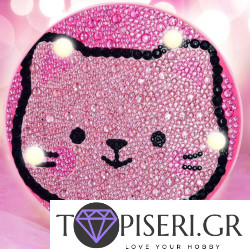 Children Night Led Lamp Kitty 2 Round
