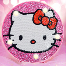 Παιδικά LED Φωτάκια Νυκτός Hello Kitty στρογγυλό