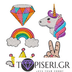 5Pcs Diamond Stickers For Decoration