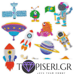 12Pcs Diamond Stickers For Decoration