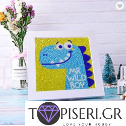 Diamond Painting For Kids With Frame Dinosaur 2