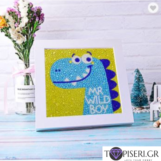 Diamond Painting For Kids With Frame Dinosaur 2 - Tapiseri.GR Diamond Painting For Kids With Frame Dinosaur 2 - Tapiseri.GR