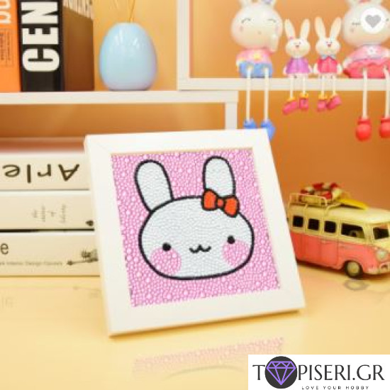 Diamond Painting For Kids With Frame Bunny - Tapiseri.GR