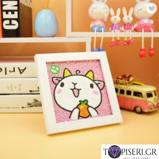 Diamond Painting For Kids With Frame Goat - Tapiseri.GR