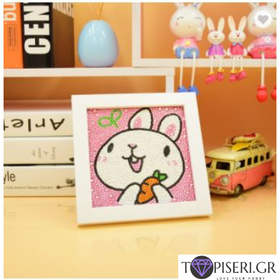 Diamond Painting For Kids With Frame Bunny 2 - Tapiseri.GR Diamond Painting For Kids With Frame Bunny 2 - Tapiseri.GR