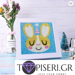 Diamond Painting For Kids With Frame Bunny 3