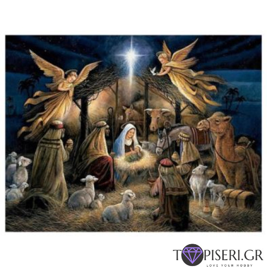 ECO Diamond Painting The Birth Of Jesus - Tapiseri.GR