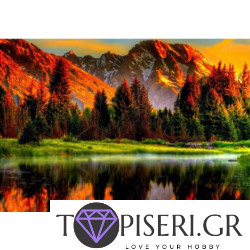ECO Diamond Painting Fiery Landscape