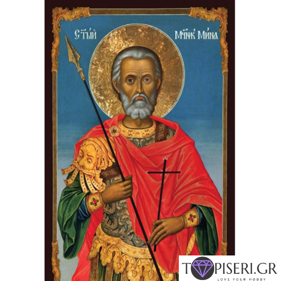 ECO Diamond Painting Saint Mina - Tapiseri.GR