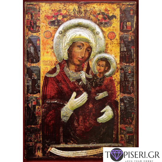 ECO Diamond Painting The Miraculous Icon Bogorodica Vratarnitsa - Tapiseri.GR