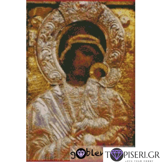 ECO Diamond Painting Miraculous Icon Sv. Bogorodica Ot Bachkovskiya Manastir - Tapiseri.GR