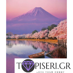 ECO Diamond Painting Pink Landscape