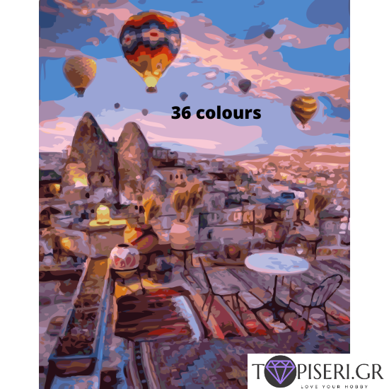 Painting By Numbers Cappadocia, Turkey - Tapiseri.GR