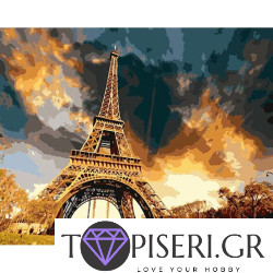 Painting By Numbers The Eiffel Tower