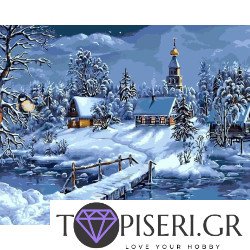 Painting By Numbers Winter Fairytale