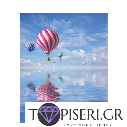 Painting By Numbers Balloon In The Sky