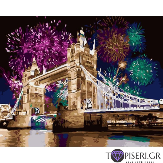 Painting By Numbers London Bridge - Tapiseri.GR Painting By Numbers London Bridge - Tapiseri.GR
