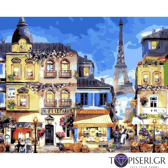 Painting By Numbers In Paris - Tapiseri.GR