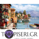 ECO Διαμαντένιο ψηφιδωτό Τοπίο με βάρκες - Tapiseri.GR