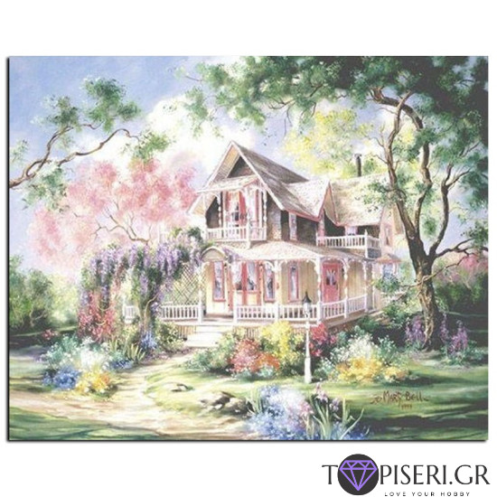 ECO Diamond Painting Fairytale House - Tapiseri.GR