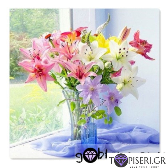 ECO Diamond Painting Flowers - Tapiseri.GR