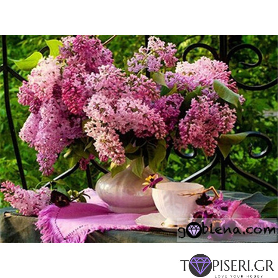 ECO Diamond Painting Pink And Lilacs - Tapiseri.GR