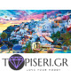 Painting By Numbers Santorini 2 - Tapiseri.GR