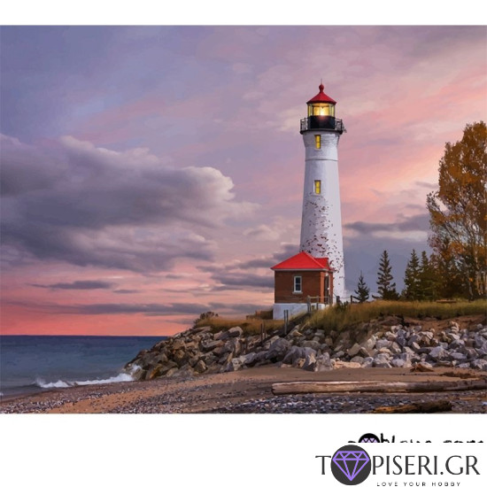 Painting By Numbers Light House 3 - Tapiseri.GR