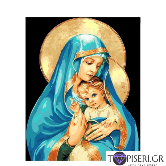 Painting By Numbers Virgin Mary - Tapiseri.GR