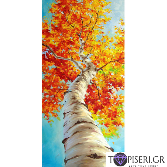 Painting By Numbers Birch - Tapiseri.GR