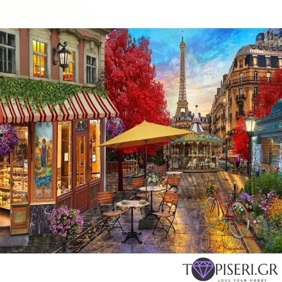 Painting By Numbers Parisian Landscape - Tapiseri.GR