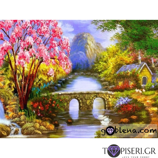ECO Diamond Painting Bridge - Tapiseri.GR