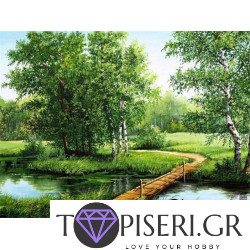 ECO Διαμαντένιο ψηφιδωτό Δασικό μονοπάτι