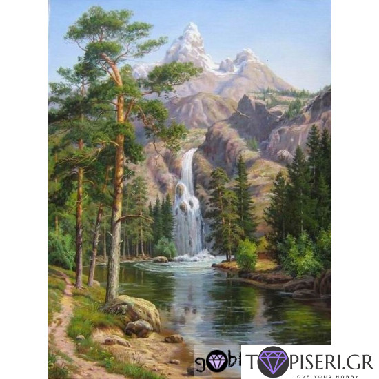ECO Diamond Painting Beautiful Forest View 2 - Tapiseri.GR