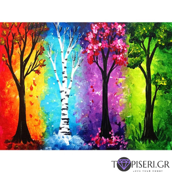 ECO Diamond Painting Four Seasons - Tapiseri.GR