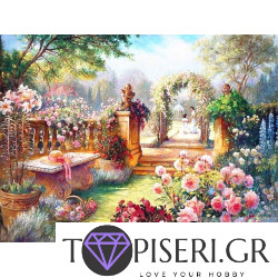 ECO Diamond Painting Colorful Garden 2