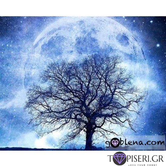 ECO Diamond Painting Moonlight Landscape 4 - Tapiseri.GR