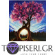 ECO Diamond Painting Pink Trees - Tapiseri.GR